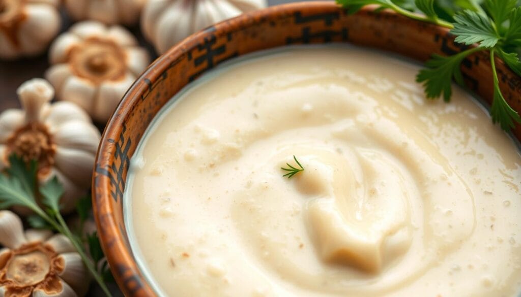 creamy garlic parmesan sauce