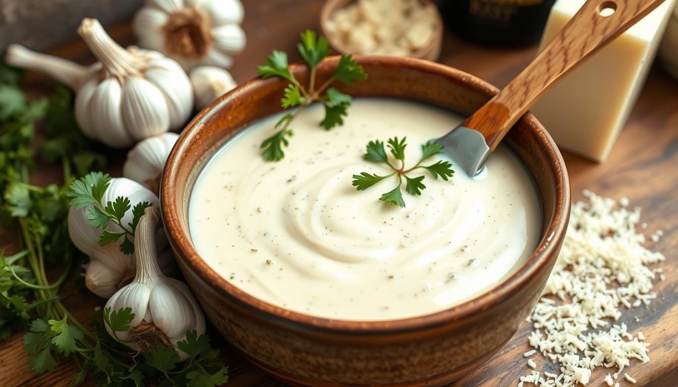 garlic parmesan sauce