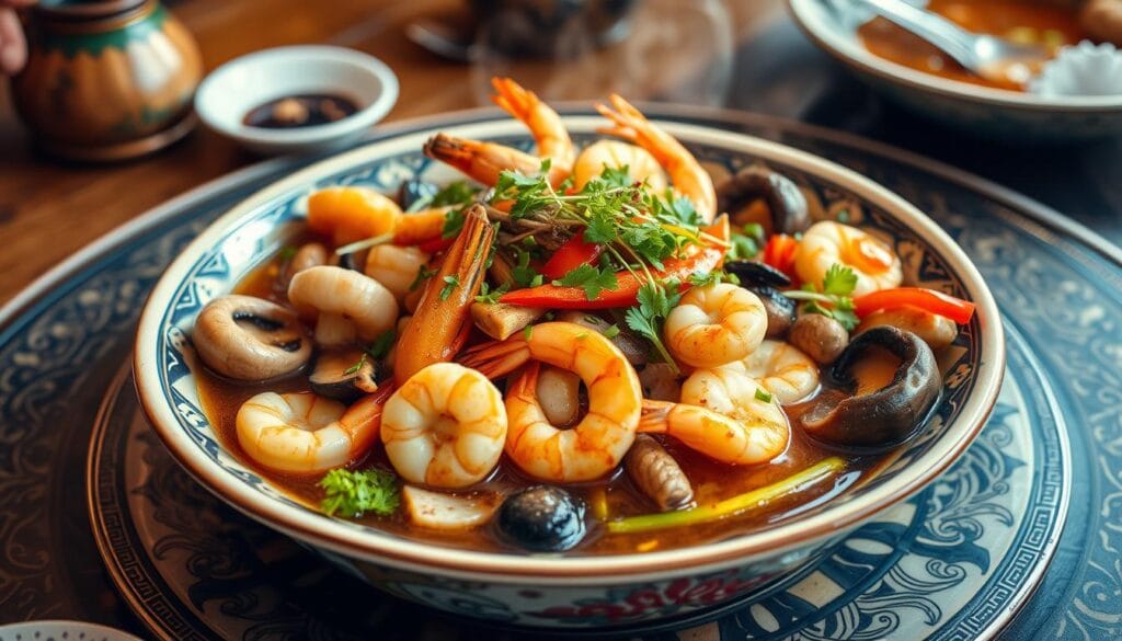 seafood mushroom restaurant dishes