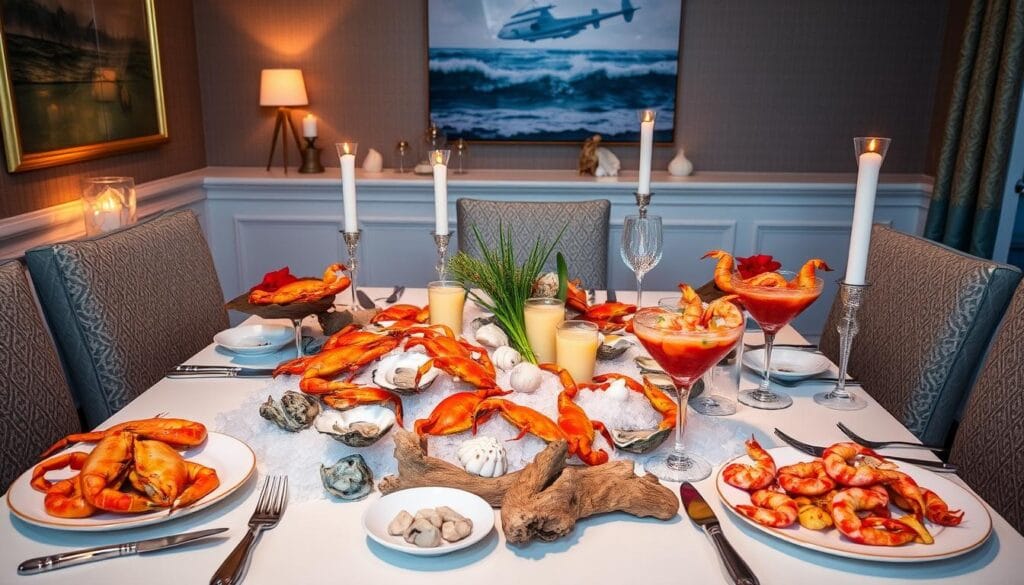 Maryland seafood private dining event