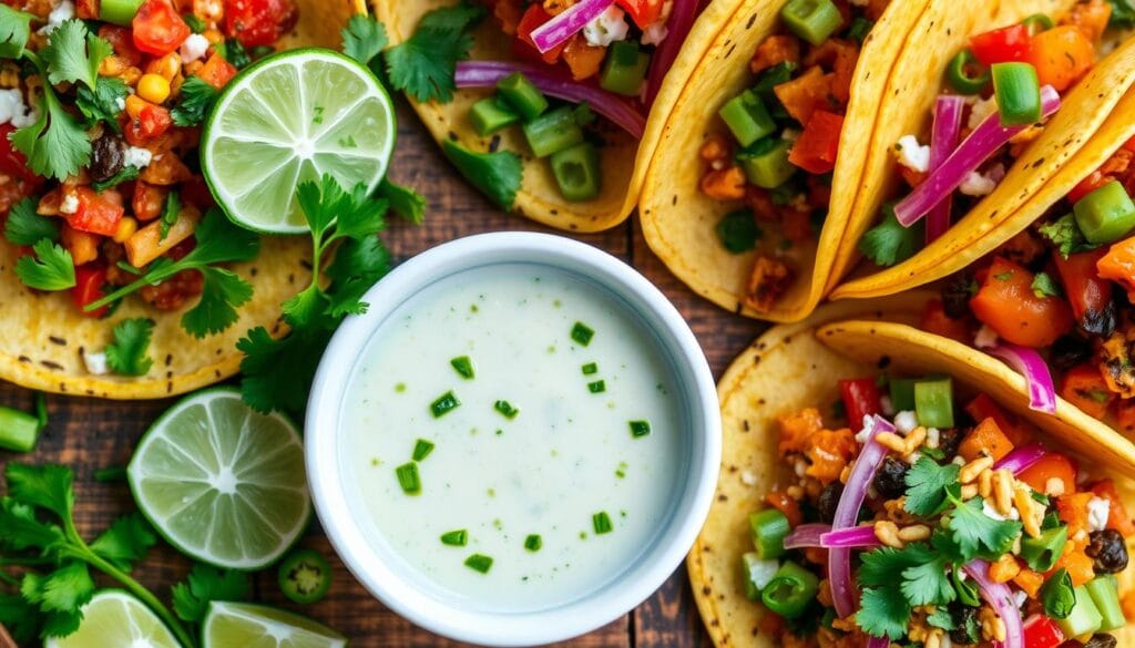 cilantro lime sauce for tacos