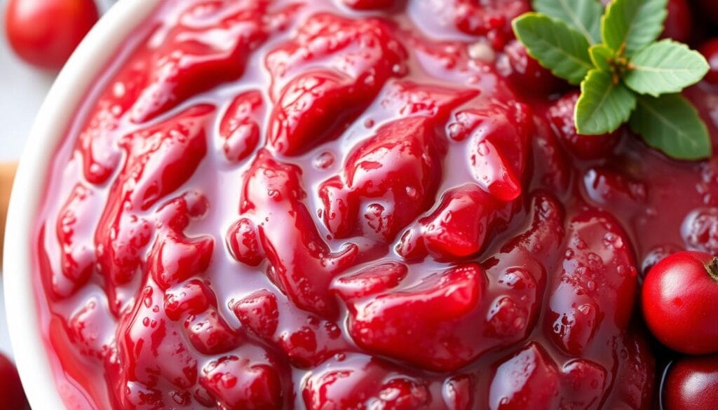 cranberry sauce texture