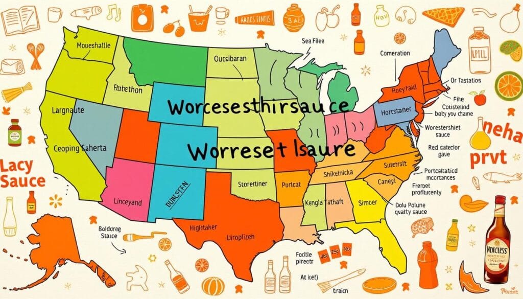 regional variations in worcestershire sauce pronunciation