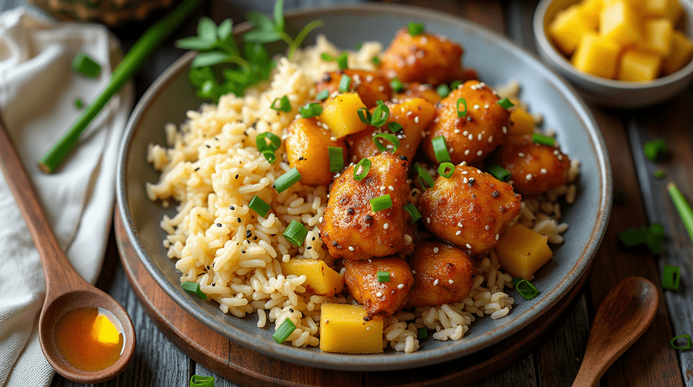 Sweet and Savory Pineapple Chicken and Rice Recipe