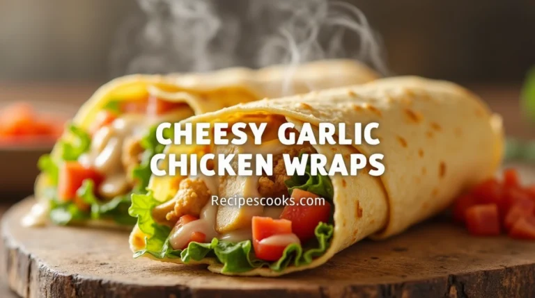 cheesy_garlic_chicken_wraps