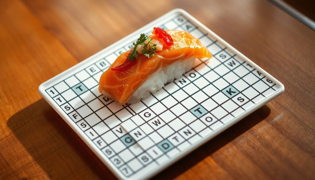 topped salmon crossword